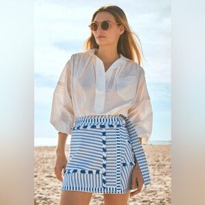 Hunter Bell Bay Wrap Mini Skirt